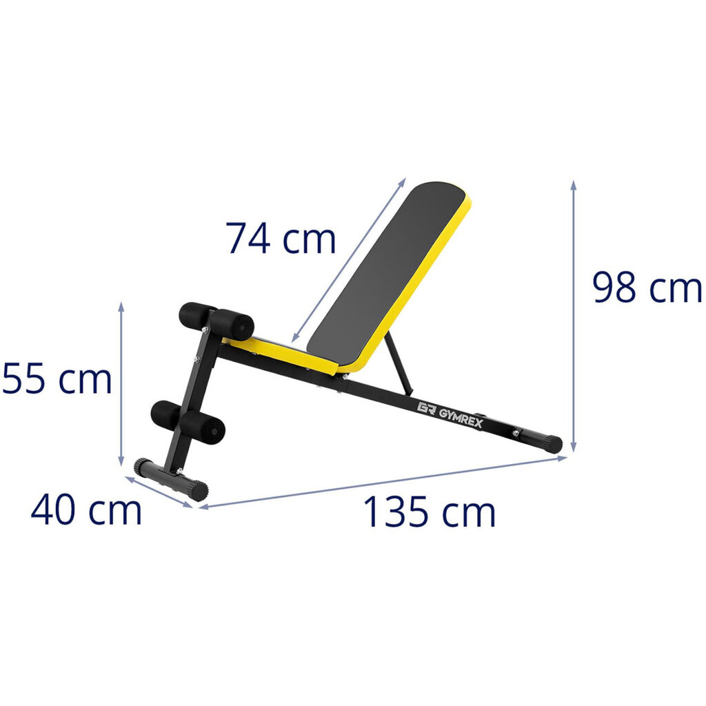 Säädettävä harjoituspenkki ylävartalolle, enintään 100 kg hinta ja tiedot | Treenipenkit | hobbyhall.fi