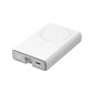 Magneettinen powerbank 10000mAh 20W jalustalla ja Lightning-USB-C kaapelilla, valkoinen hinta ja tiedot | Varavirtalähteet | hobbyhall.fi