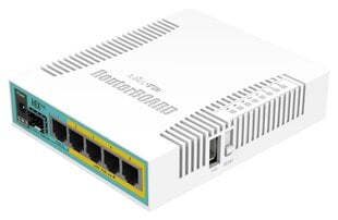 MikroTik hEX PoE Router RB960PGS 10 hinta ja tiedot | MikroTik Tietokoneet ja pelaaminen | hobbyhall.fi