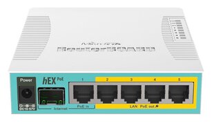 MikroTik hEX PoE Router RB960PGS 10 hinta ja tiedot | MikroTik Tietokoneet ja pelaaminen | hobbyhall.fi