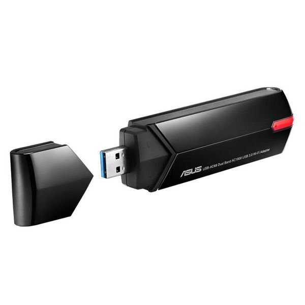 Asus Wi-Fi Adapter USB-AC68 Dual-Band AC hinta ja tiedot | Reitittimet ja modeemit | hobbyhall.fi