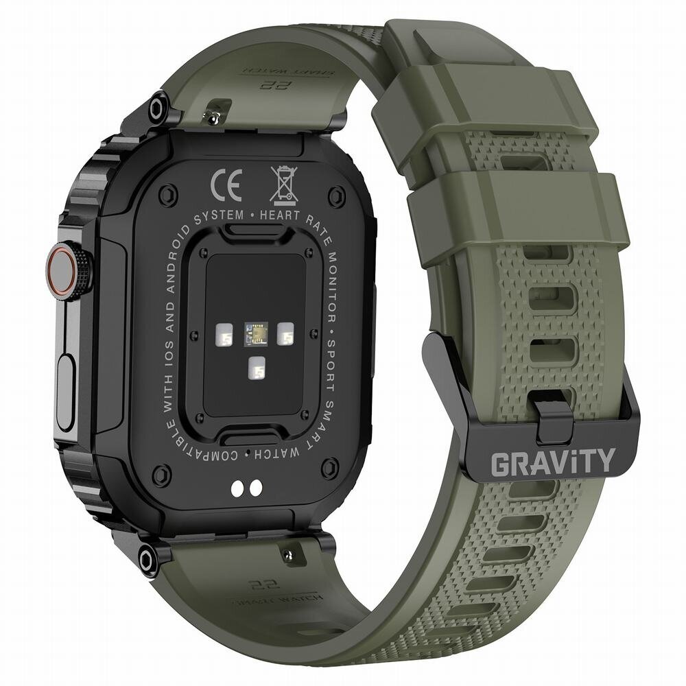 Älykello Gravity GT6-6, vihreä hinta ja tiedot | Älykellot | hobbyhall.fi