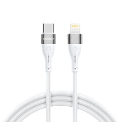 USB-C - Lightning kaapeli iPhone, 27W, 1m, valkoinen hinta ja tiedot | Puhelinkaapelit | hobbyhall.fi