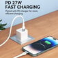 USB-C - Lightning kaapeli iPhone, 27W, 1m, valkoinen hinta ja tiedot | Puhelinkaapelit | hobbyhall.fi