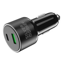 Autolaturi 100W 1xUSB-C PD 1xUSB-A QC 3.0, musta hinta ja tiedot | Sähköiset lisätarvikkeet | hobbyhall.fi