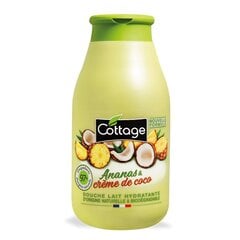 cottage shower milk ananas & kookos kerma, 250 ml hinta ja tiedot | Suihkusaippuat ja suihkugeelit | hobbyhall.fi