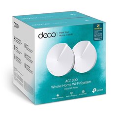 TP-LINK AC1300 Whole Home Mesh Wi-Fi System Deco M5 (2-pack) 802.11ac, 867+400 Mbit hinta ja tiedot | Reitittimet ja modeemit | hobbyhall.fi