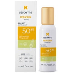 sesderma repaskin comfort suojaava kasvosumu ruusunmarjatuoksulla spf 50, 100 ml hinta ja tiedot | Kasvojen puhdistusaineet | hobbyhall.fi