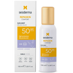 sesderma repaskin comfort aurinkosumu laventelin tuoksulla spf 50, 100 ml hinta ja tiedot | Kasvojen puhdistusaineet | hobbyhall.fi