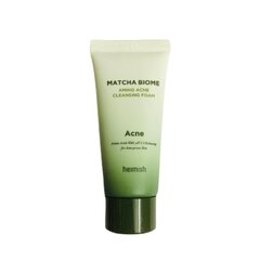 Heimish Matcha Biome Amino Acne Cleansing Foam 30 ml - Puhdistusvaahto, jossa on aminohappoja ja matchaa akneen. hinta ja tiedot | Kasvojen puhdistusaineet | hobbyhall.fi