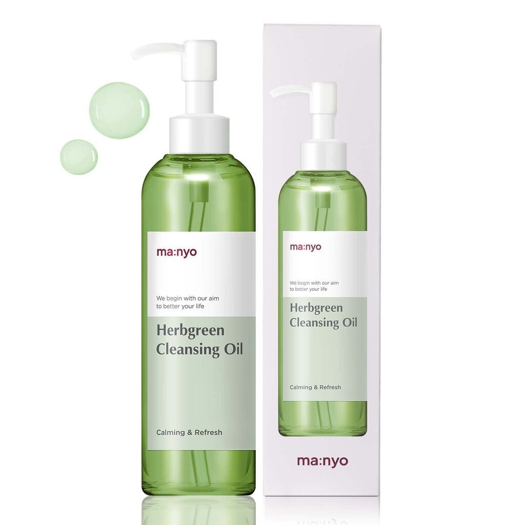 Ma:nyo Green Cleansing Oil 200 ml - Kasviperäinen meikinpoistoöljy hinta ja tiedot | Kasvojen puhdistusaineet | hobbyhall.fi