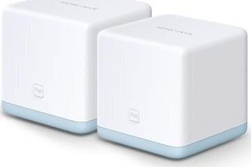 Mercusys AC1200 Whole Home Mesh Wi-Fi System Halo S12 (2-Pack) 802.11ac, 300+867 Mbit hinta ja tiedot | Reitittimet ja modeemit | hobbyhall.fi