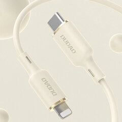 Vahvistettu iPhone-kaapeli USB-C - Lightning 30W 1m, beige hinta ja tiedot | Puhelinkaapelit | hobbyhall.fi