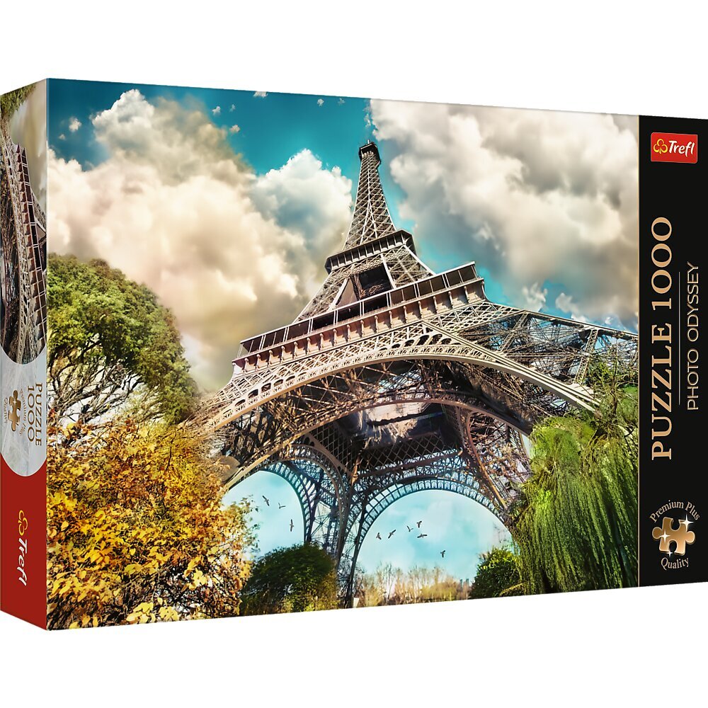 1000 palan palapeli Eiffel-torni Pariisissa, värikäs hinta ja tiedot | Hiekkalaatikot | hobbyhall.fi