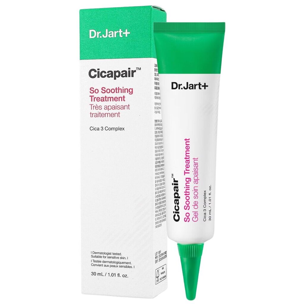 Dr.Jart+ Cicapair So Soothing Treatment 30 ml - rauhoittava seerumi hinta ja tiedot | Kasvoöljyt ja seerumit | hobbyhall.fi