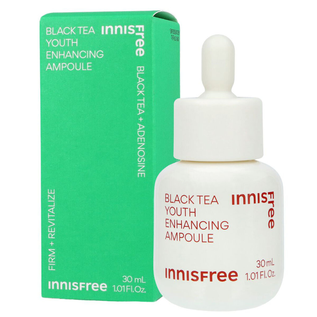 INNISFREE Black Tea Youth Enhancing Ampoule, 30 ml - uudistava ikääntymistä estävä seerumi hinta ja tiedot | Kasvoöljyt ja seerumit | hobbyhall.fi