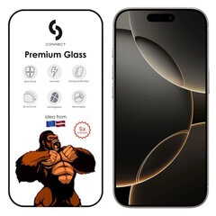 Сonnect Corning Gorilla Ultra Strong 3D Lasi Apple iPhone 16 Pro Mustat reunat hinta ja tiedot | Näytönsuojakalvot ja -lasit | hobbyhall.fi