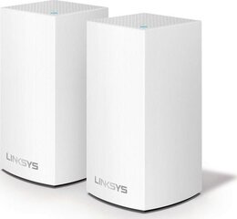 Linksys WHW0102 Velop Intelligent Mesh WiFi System, 2-Pack 802.11ac, 400+867 Mbit hinta ja tiedot | Linksys Tietokoneet ja pelaaminen | hobbyhall.fi