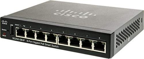 Cisco SG250-08HP-K9-EU hinta ja tiedot | Verkkokytkimet | hobbyhall.fi