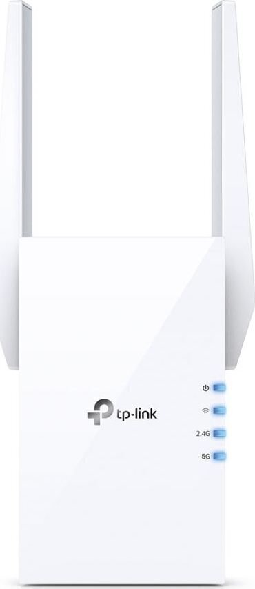 WiFi-vahvistin TP-Link RE605X, kaksikaistainen (5 GHz, 2,4 GHz), 1800 Mbps Ethernet hinta ja tiedot | Signaalinvahvistimet | hobbyhall.fi