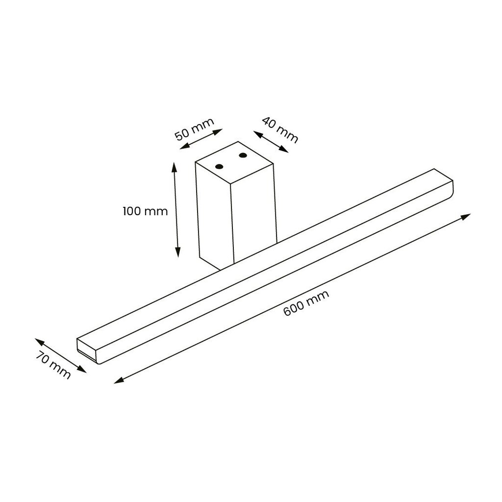 Seinävalaisin Artemis, IP44, 13,8W LED, 4000K hinta ja tiedot | Kattovalaisimet | hobbyhall.fi