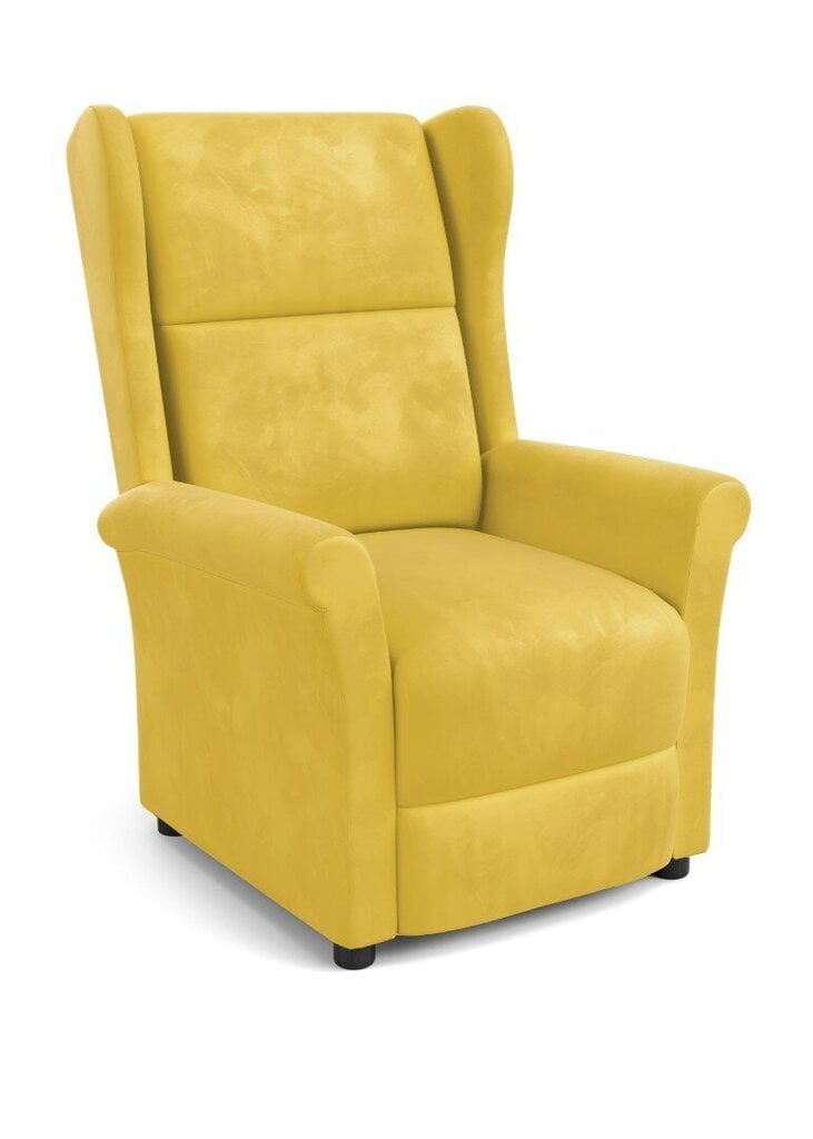 Agustin recliner lepotuoli, keltainen hinta ja tiedot | Nojatuolit | hobbyhall.fi