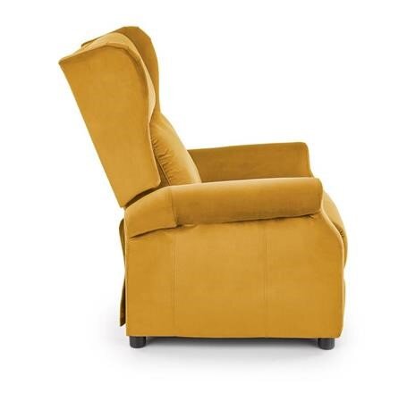 Agustin recliner lepotuoli, keltainen hinta ja tiedot | Nojatuolit | hobbyhall.fi