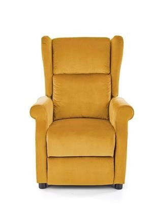 Agustin recliner lepotuoli, keltainen hinta ja tiedot | Nojatuolit | hobbyhall.fi