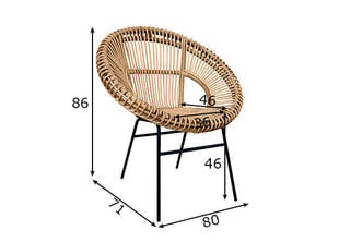 Tuoli Sit-Möbel 05342-01, ruskea hinta ja tiedot | Ruokapöydän tuolit | hobbyhall.fi