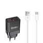 20 W USB-laturi Pikalataus matkapuhelimen laturin sovitin QC 3.0 Huawei Samsungin mikro-USB-kaapelin pikalatauspistoke hinta ja tiedot | Puhelimen laturit | hobbyhall.fi