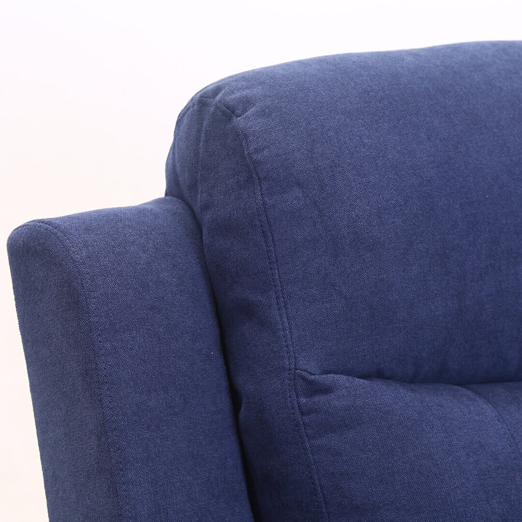 Sohva MILO 2-paikkainen, sininen hinta ja tiedot | Nojatuolit | hobbyhall.fi