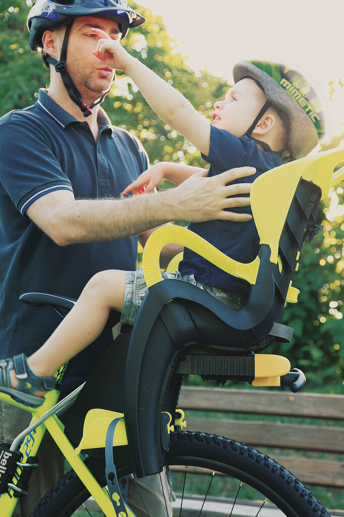 Lastenistuin pyörään Bellelli Tiger Relax HiViz hinta ja tiedot | Lastenistuimet polkupyöriin | hobbyhall.fi