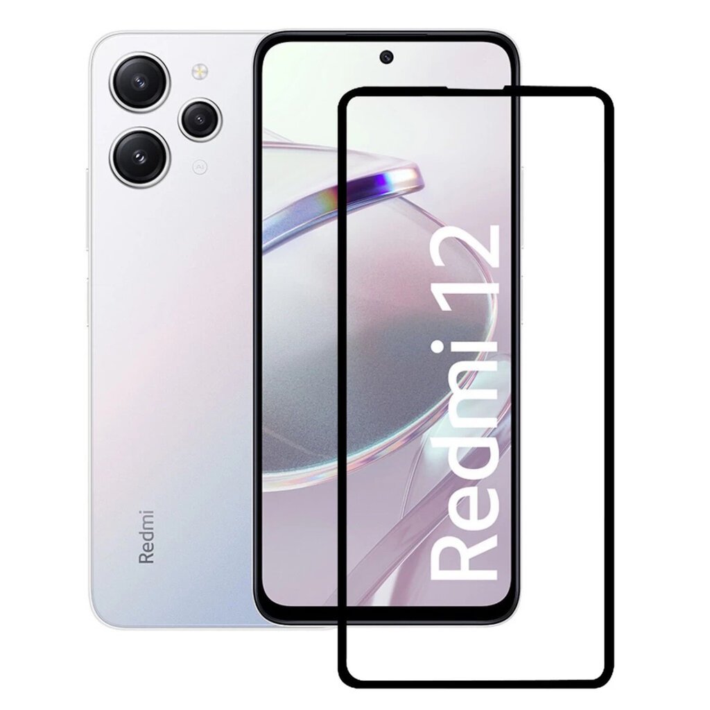 Connect 2.5D Täydellinen Suojus Japani Anti-Statinen Vahva 3D Lasi Xiaomi Redmi Note 12 5G hinta ja tiedot | Näytönsuojakalvot ja -lasit | hobbyhall.fi