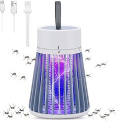 Bug zapper ladattava hyttysten ja kärpästen tappaja sisävalo ripustussilmukalla sähköinen tappolamppu kannettava usb led ansa hinta ja tiedot | Imetystuotteet | hobbyhall.fi