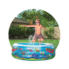 Puhallettava uima-allas lapsille Bestway Play Pool, 152x51 cm, sininen/ monivärinen hinta ja tiedot | Uima-altaat | hobbyhall.fi
