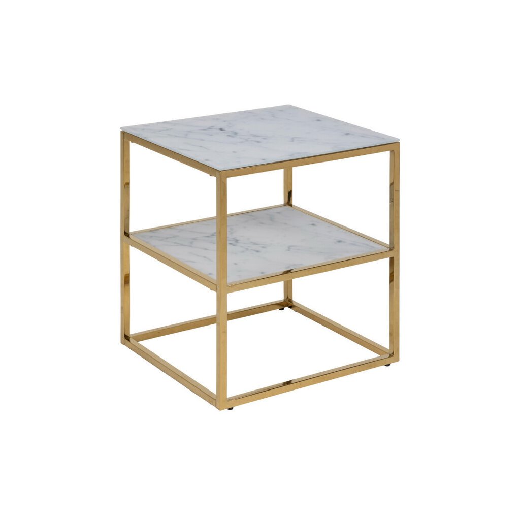 Yöpöytä/pöytä Alisma, valkoinen marmori hinta ja tiedot | Yöpöydät | hobbyhall.fi