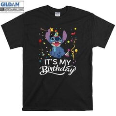 Stitch It's My Birthday Cute Stitch and Lilo T shirt T-shirt hinta ja tiedot | Miesten T-paidat | hobbyhall.fi