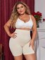 Plus korkeavyötäröiset Shapewear shortsit·beige·2XL hinta ja tiedot | Naisten aluspaidat | hobbyhall.fi