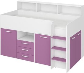 Sänky työpöydällä Neo P, valkoinen/violetti. hinta ja tiedot | Ei ole määritelty Lastenhuoneen kalusteet | hobbyhall.fi