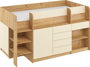 Sänky työpöydällä Smile L, ruskea/beige hinta ja tiedot | Ei ole määritelty Lastenhuoneen kalusteet | hobbyhall.fi