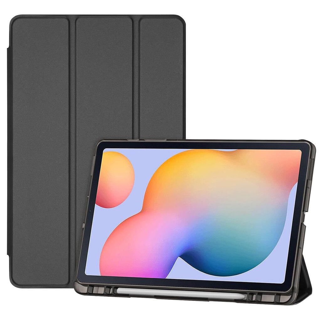 Evelatus Kolminkertainen Stylus-teline Kotelo Apple iPad Air 4 10.9'' (2020) / iPad Air 5 2022 Musta hinta ja tiedot | Tablettien kotelot ja muut tarvikkeet | hobbyhall.fi