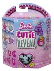 Mattel Barbie: Cutie Reveal - Sininen sydän kukkaro tarvikkeet (HKR35) 219534 hinta ja tiedot | Naisten lompakot | hobbyhall.fi