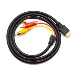 iLike HD3 HDMI Uros 3RCA Audio & Video Kaapeli 1.5m + RCA S-Video SCART-adapteri (OEM) hinta ja tiedot | Adapterit | hobbyhall.fi