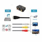 iLike HD3 HDMI Uros 3RCA Audio & Video Kaapeli 1.5m + RCA S-Video SCART-adapteri (OEM) hinta ja tiedot | Adapterit | hobbyhall.fi