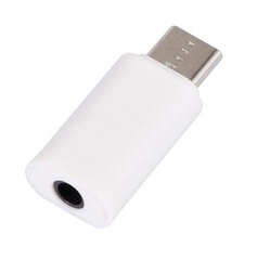 iLike AX6 USB-C (Type-C) - 3.5mm Audio Nais AUX-adapteri Valkoinen (OEM) hinta ja tiedot | Adapterit | hobbyhall.fi