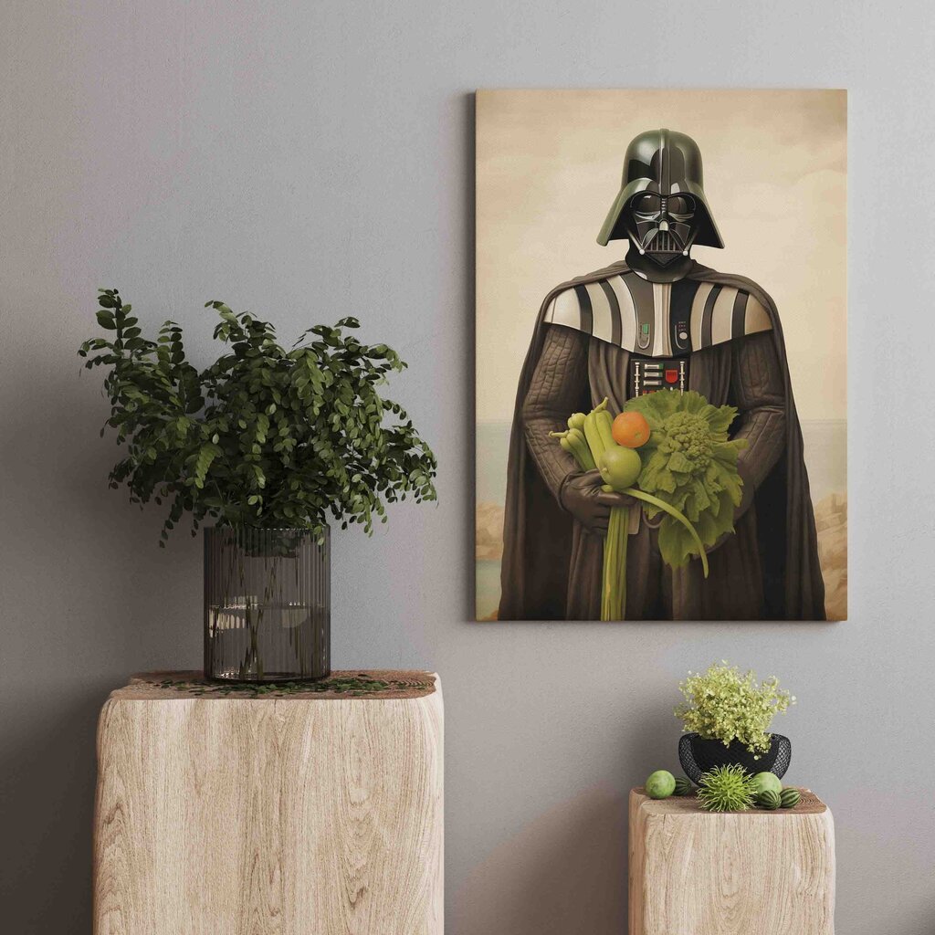 Darth Vader vihanneksilla käsissään hinta ja tiedot | Taulut | hobbyhall.fi