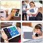 Connect Tri-Fold Stylus pidike Jalustakotelo Apple iPad Air 4 10.9'' (2020) / iPad Air 5 10.9'' (2022) Lavanda harmaa hinta ja tiedot | Tablettien kotelot ja muut tarvikkeet | hobbyhall.fi