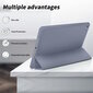 Connect Tri-Fold Stylus pidike Jalustakotelo Apple iPad Air 4 10.9'' (2020) / iPad Air 5 10.9'' (2022) Lavanda harmaa hinta ja tiedot | Tablettien kotelot ja muut tarvikkeet | hobbyhall.fi