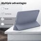 Connect Tri-Fold Stylus holder Stand Case Samsung Galaxy Tab A8 10.5'' (2021) X200 / X205 / X207 Lavander Gray hinta ja tiedot | Tablettien kotelot ja muut tarvikkeet | hobbyhall.fi