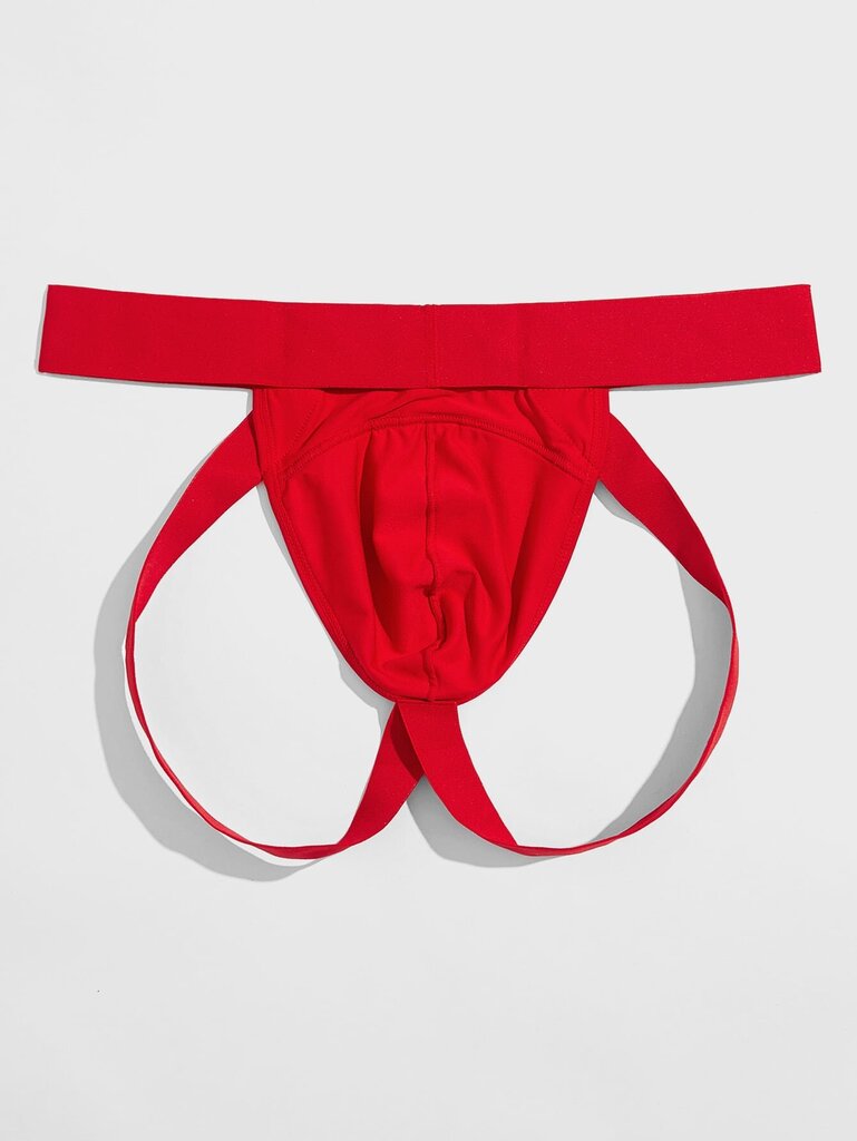 Miesten Solid Jockstrap·Red·S hinta ja tiedot | Miesten alushousut | hobbyhall.fi